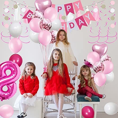 Globos De Fiesta Infantil Dulces Decoraciones De 8 Cumpleaño