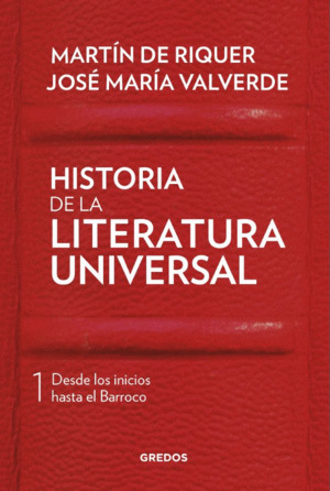 Libro Historia De La Literatura Universal I