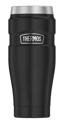 Termo Mug Thermos King 470ml Acero Inoxidable Negro