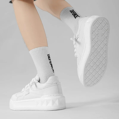 Zapatillas Casuales Transpirables Para Hombre, Zapatos Blancos De Verano