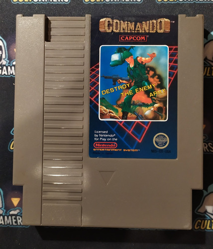 Commando Capcom Para Nintendo Nes Solo Cartucho
