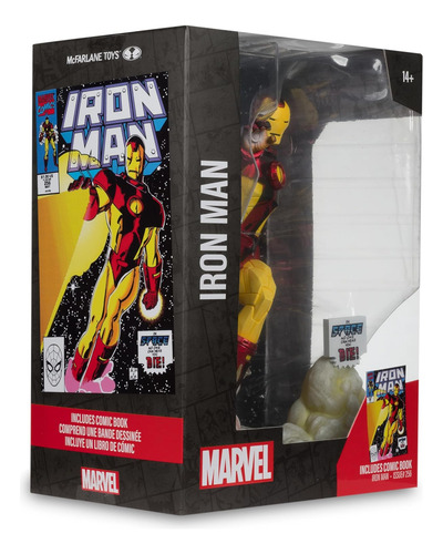 Mcfarlane Marvel Collection: Iron Man Num 256 Escala 1/6