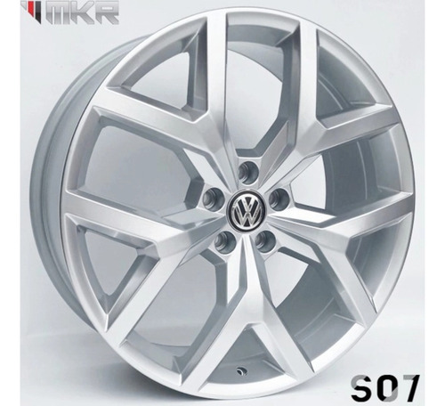 Jogo 04 Rodas Aro 22 Amarok V6 Highline Prata