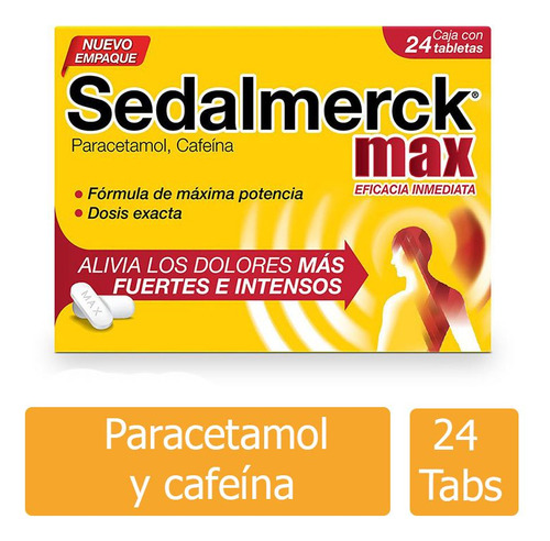 Sedalmerck Max 650 Mg / 65 Mg Caja Con 24 Tabletas