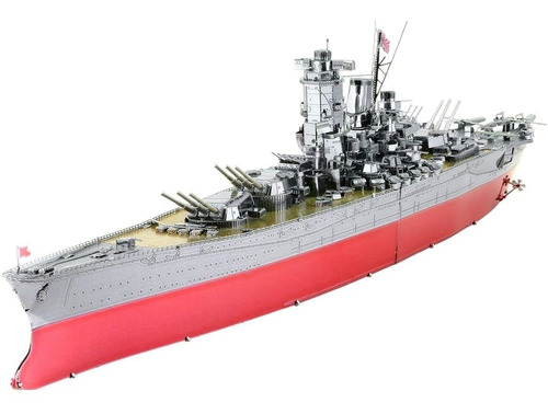 Modelo 3d Del Acorazado Yamato Fascinations, Fabricado En Me