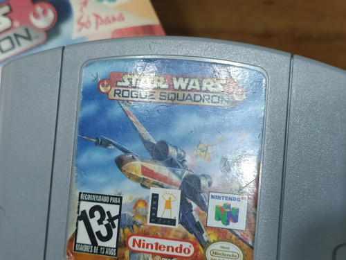 Star Wars Rogue Squadron N64 C/ Caixa Locadora Original (Usado)