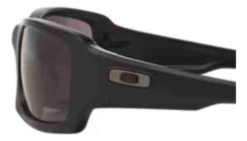Óculos De Sol Oakley Fives Squared Preto 0oo9238 92381054 Lente Cinza Desenho Liso