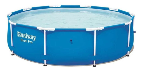 Piscina Circular Para Verão 4678l Em Pvc Steel Pro Bestway