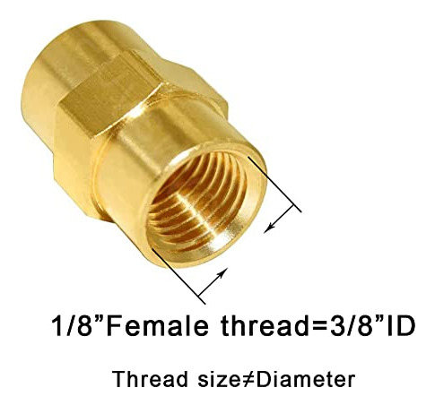 Niple Hexagonal 1/8 Plug Hembra X 1/8 Plug Hembra Npt Latin