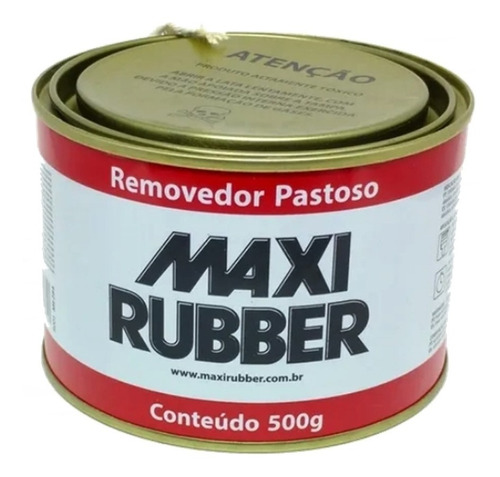 Removedor De Tinta Pastoso Maxi Rubber 500g