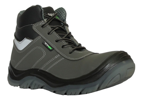 Zapato Industrial Retryver Z28 Hankook Gris Nubuk Poliamida