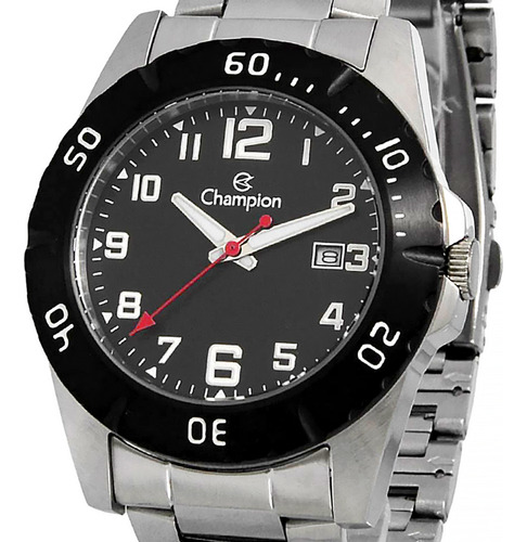 Relogio Champion Masculino Aço Ca31300t Original Garantia
