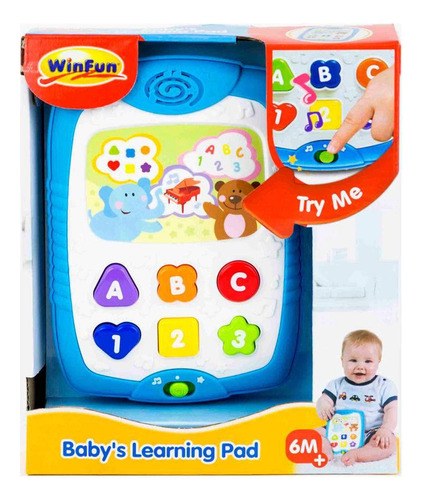Brinquedo Infantil Tablet Divertido Winfun 0732
