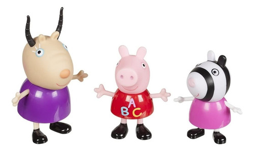 Peppa Pig - Little School + 3 bonecos e acessórios bege