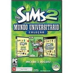 Coleção The Sims 2 Mundo Universitário Pc Original Portugues