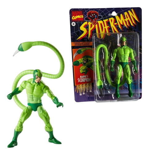 Scorpion  Spider-man Retro Marvel Legends - 6 Pulgadas