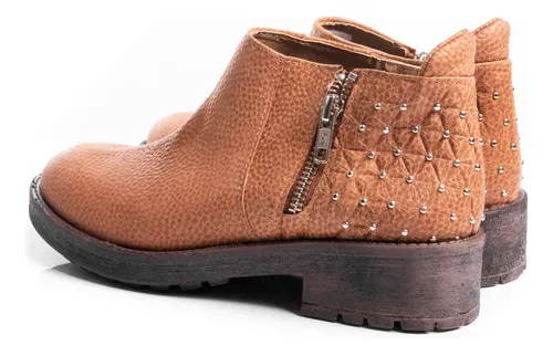 Botas Zapatos Mujer Botitas Borcegos Botinetas Taco Cuero Vacuno Moda