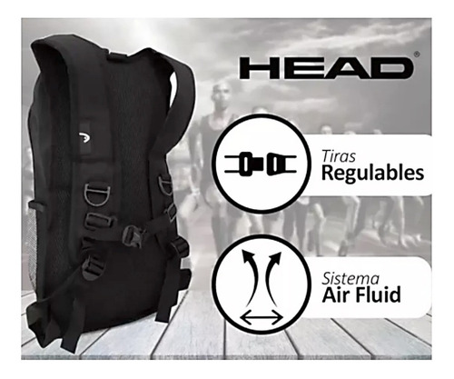 Imagen 3 de 10 de Mochila Everlast Running - 20958