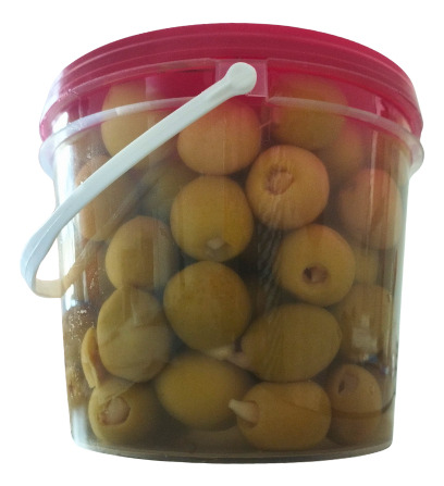 Azeitona Verde Recheada Com Dente De Alho 1kg