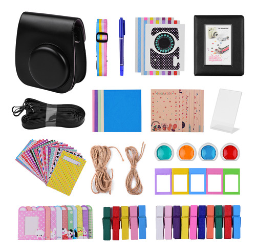 Bolsa De Almacenamiento Instax Kit Clips Y Fotos Compatible