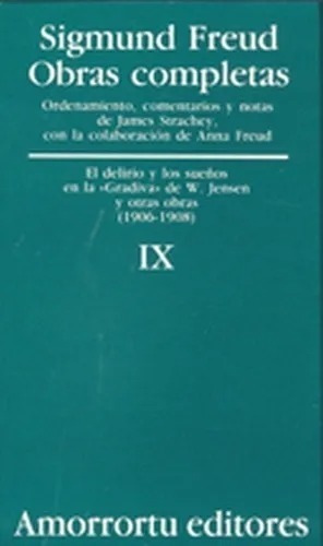 Obras Completas Ix - Sigmund Freud - Amorrortu 