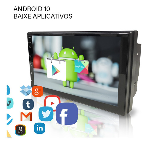 Central Multimidia Android Wifi Baixa Aplicativo Play Store