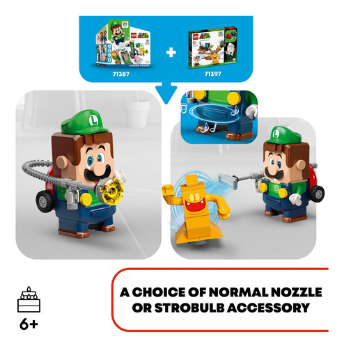 Kit De Construcción Lego Super Mario Luigi Mansion Lab 71397