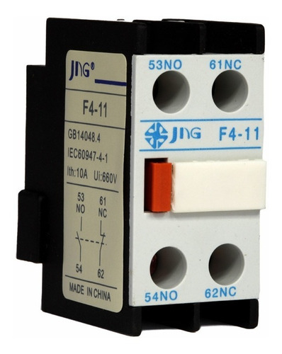 Bloco De Contatos Auxiliares Para Cjx2 F4-11, 1na + 1nf