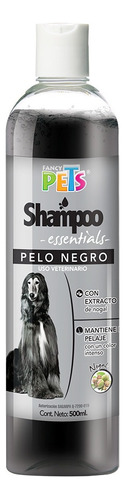 Shampoo Essentials Pelo Negro 500 Ml Para Mascotas  Fragancia Nuez Tono de pelaje recomendado Oscuro