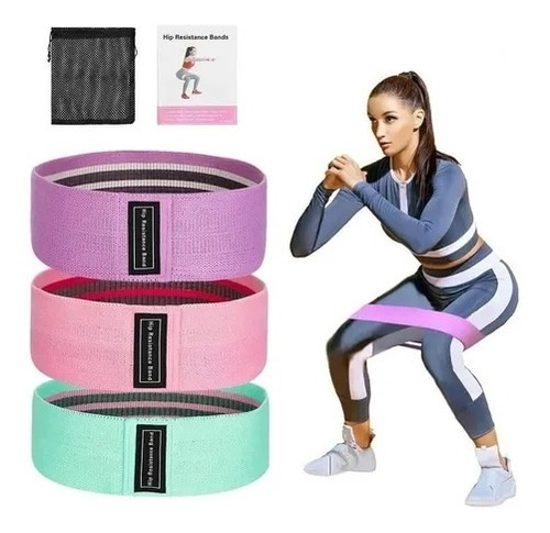 Bandas Elásticas Tela Hit Bands X 3