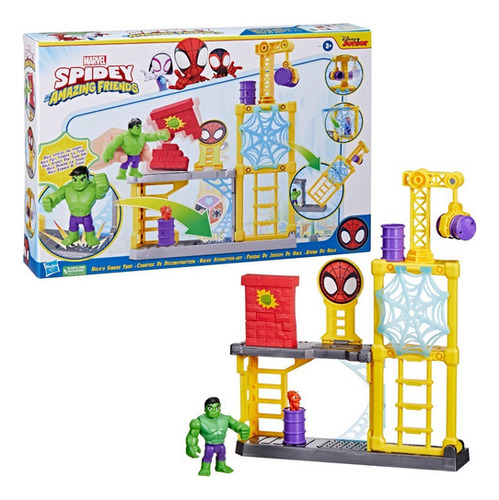 Marvel Set Spidey Parque De Juego De Hulk Hasbro Disney