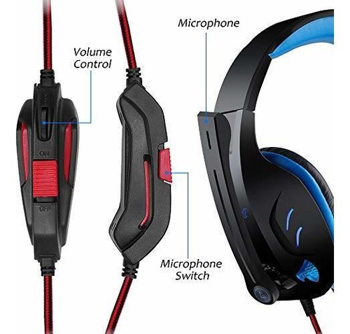 Diadema Gamer Con Microfono Para Pc, Ps4, Xbox One.maxin Aur