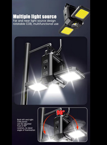 Mini Linterna Doble Led Llavero Táctico Multiusos Viajes