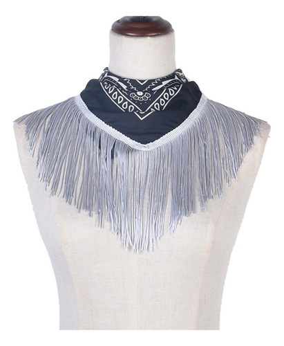 Bandanas De Estilo Vaquero Con Borlas, Moda Disco, Vaquera,