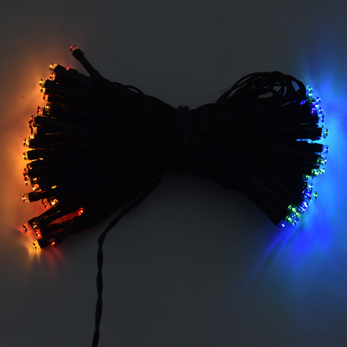 Cadena De Luces Solares A Prueba De Agua, 12 M, 100 Led, Col