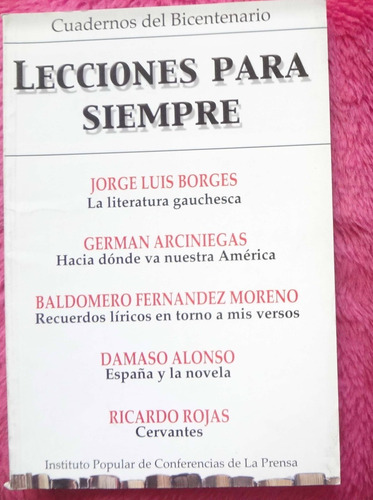 Cuadernos Del Bicentenario 2 Borges Rojas Arciniegas Moreno