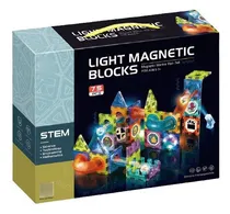 Comprar Bloques Construcción Magnéticos C\u002Fluces Pista Laberinto 75pz
