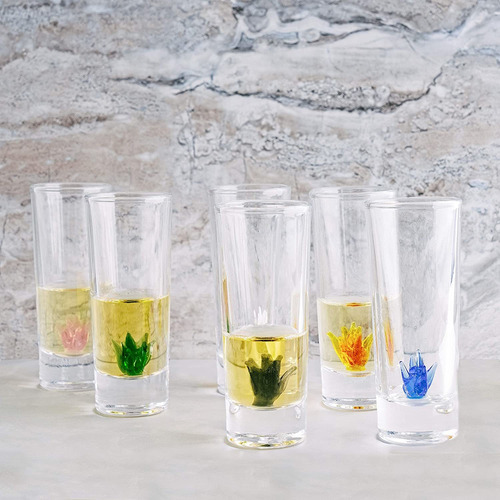 Decantador Tequila The Wine Savant, 6 Vasos Y Botella 739ml