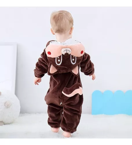 Macacão Pijama Kigurumi Infantil Bebê Baby Bichinho: Coala Outono