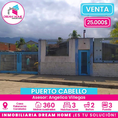 Casa En Venta Patanemo, Puerto Cabello - Edo. Carabobo.