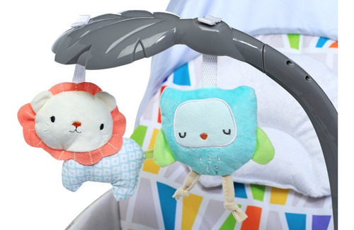 Silla Mecedora Bebe C/ 3 Posiciones Vibracion Y Musica 18 Kg