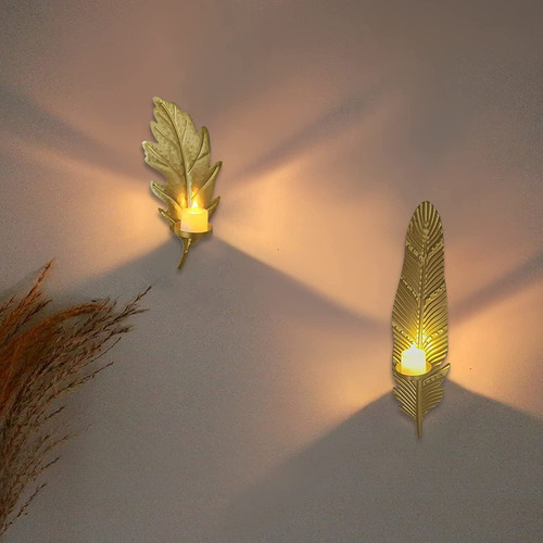 Candelabro De Pared, Juego De 2 Candelabros De Vela De ...