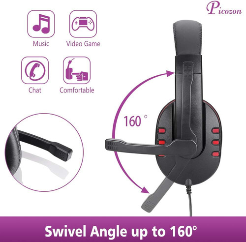 Auriculares Auriculares De Juegos Picozon Con Micrófono Para