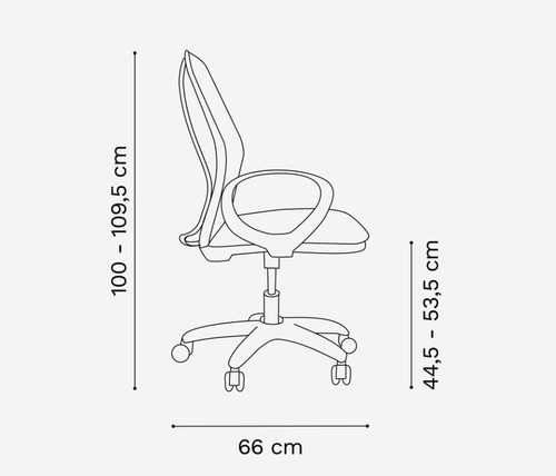 Imagen 4 de 5 de Silla Sillón Ejecutivo Ergonómico Alma Mesh Brazo Oval 350