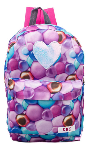 Mochila Urbana Clásica Estampada Reforzada Nena Mujer