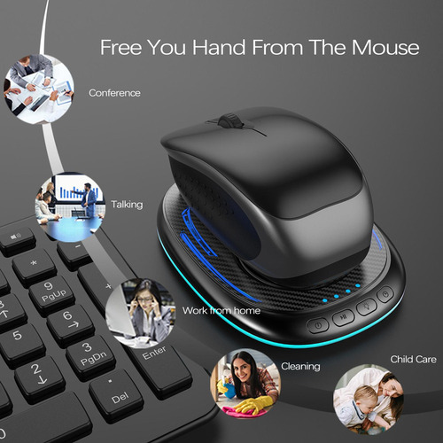 Zg Dispositivo De Movimentação De Mouse, Movimento Preto