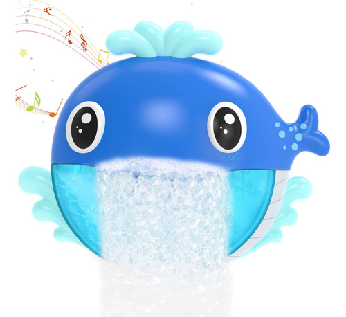 Máquina Burbujas Baño Ballena, Juguetes Hora Baño Niños Color