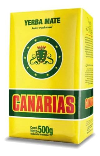 Yerba Canarias Para Mate Sabor Tradicional 500g Original