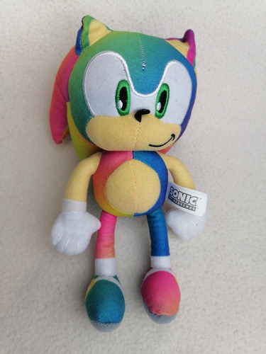Peluche Original Sonic The Hedgehog Toy Factory Raimbow 20cm