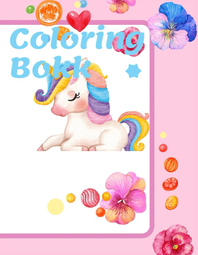 Libro: Unicorn Coloring Book (spanish Edition)